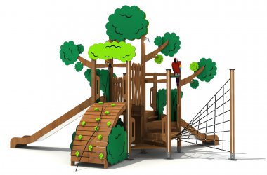 米兰·(milan)-中国运动游乐木质定制树形组